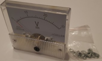 30v paneelmeter voorkant