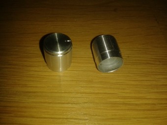 Potmeter knop aluminium