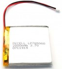 Lp785060 2500mah